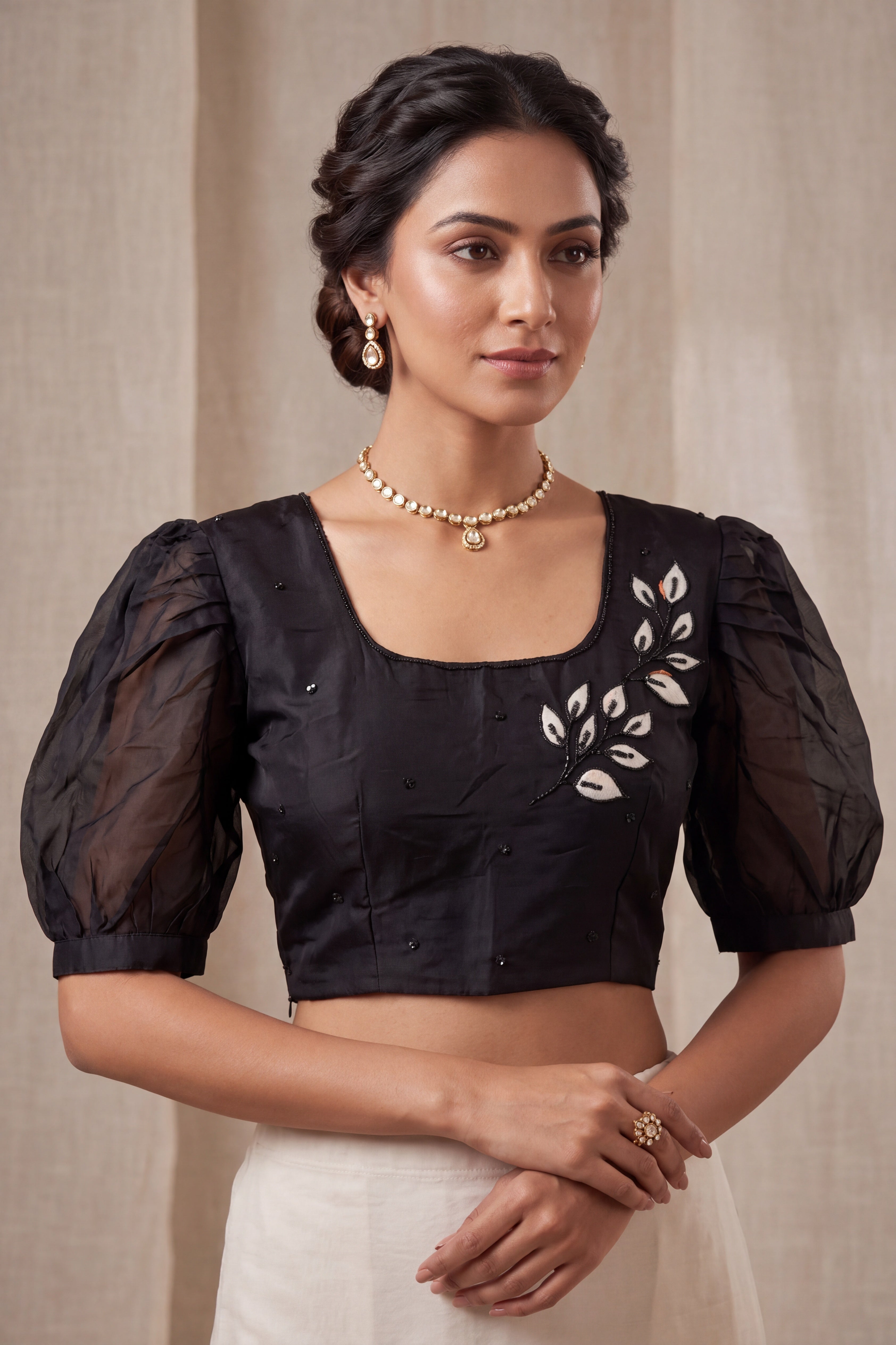 Silk Saree with Designer Blouse