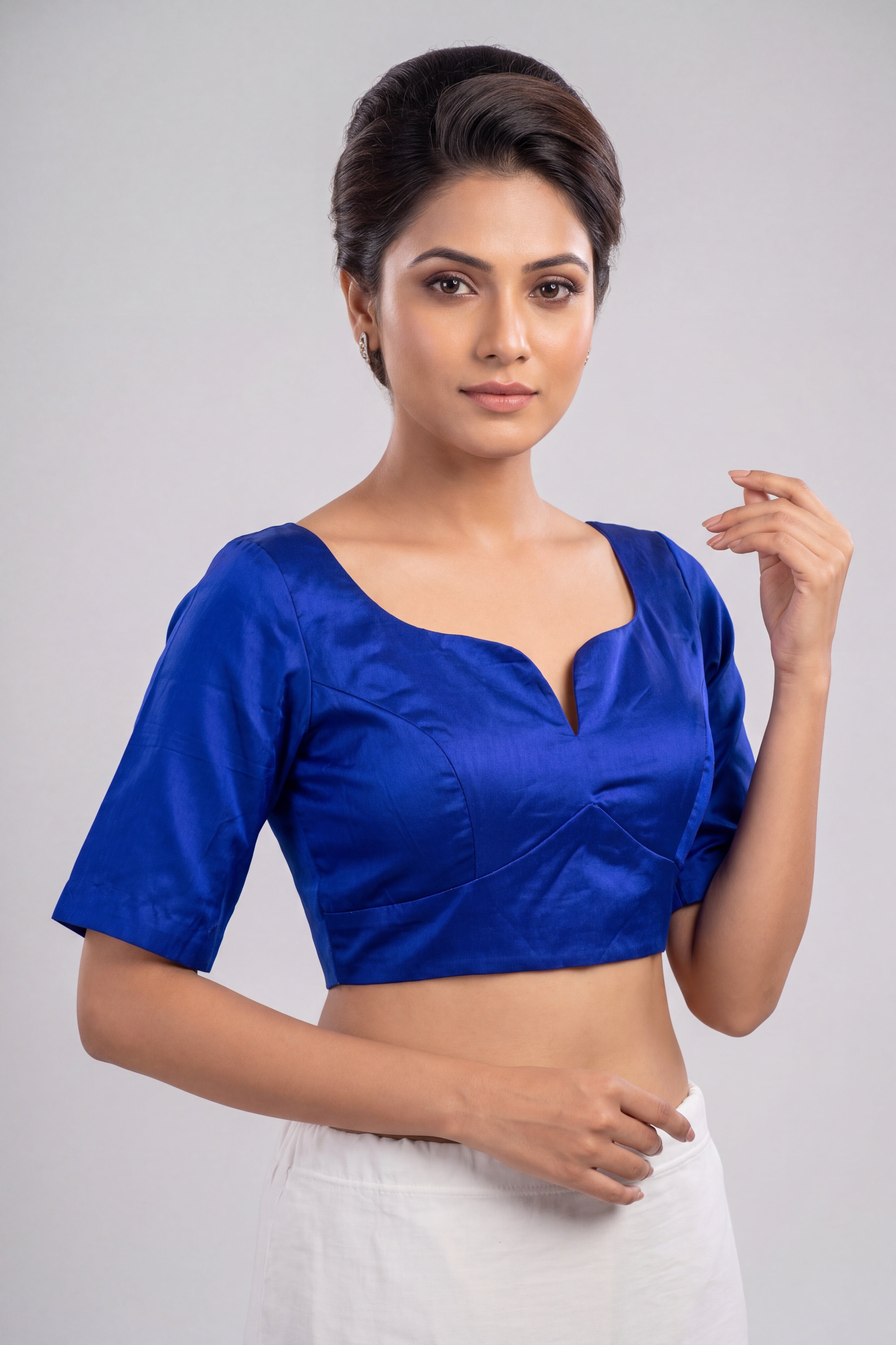 Sabhyasachi Inspired Cotton blouse with Sleeves