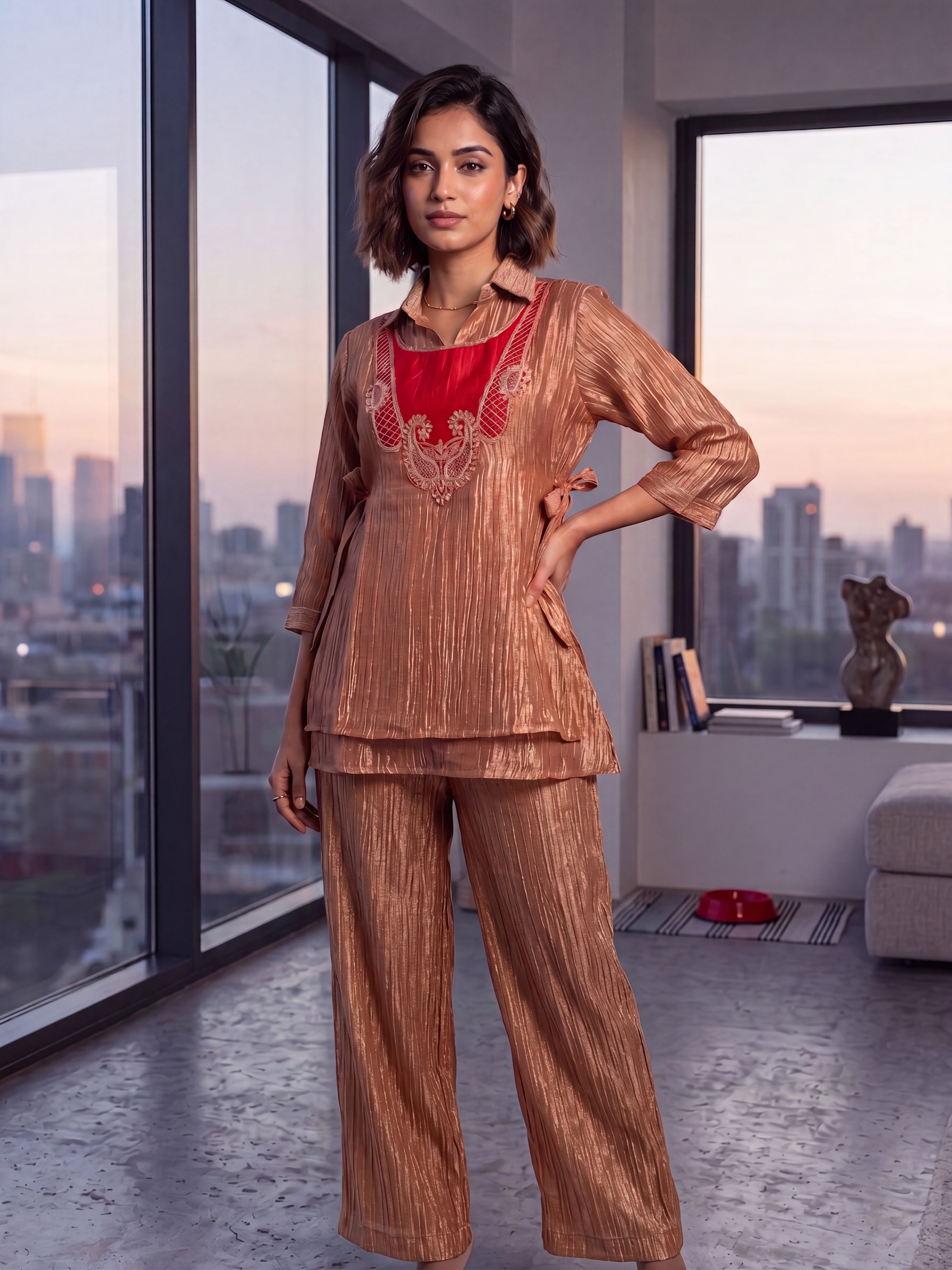 Crush Tissue Co-ord Set