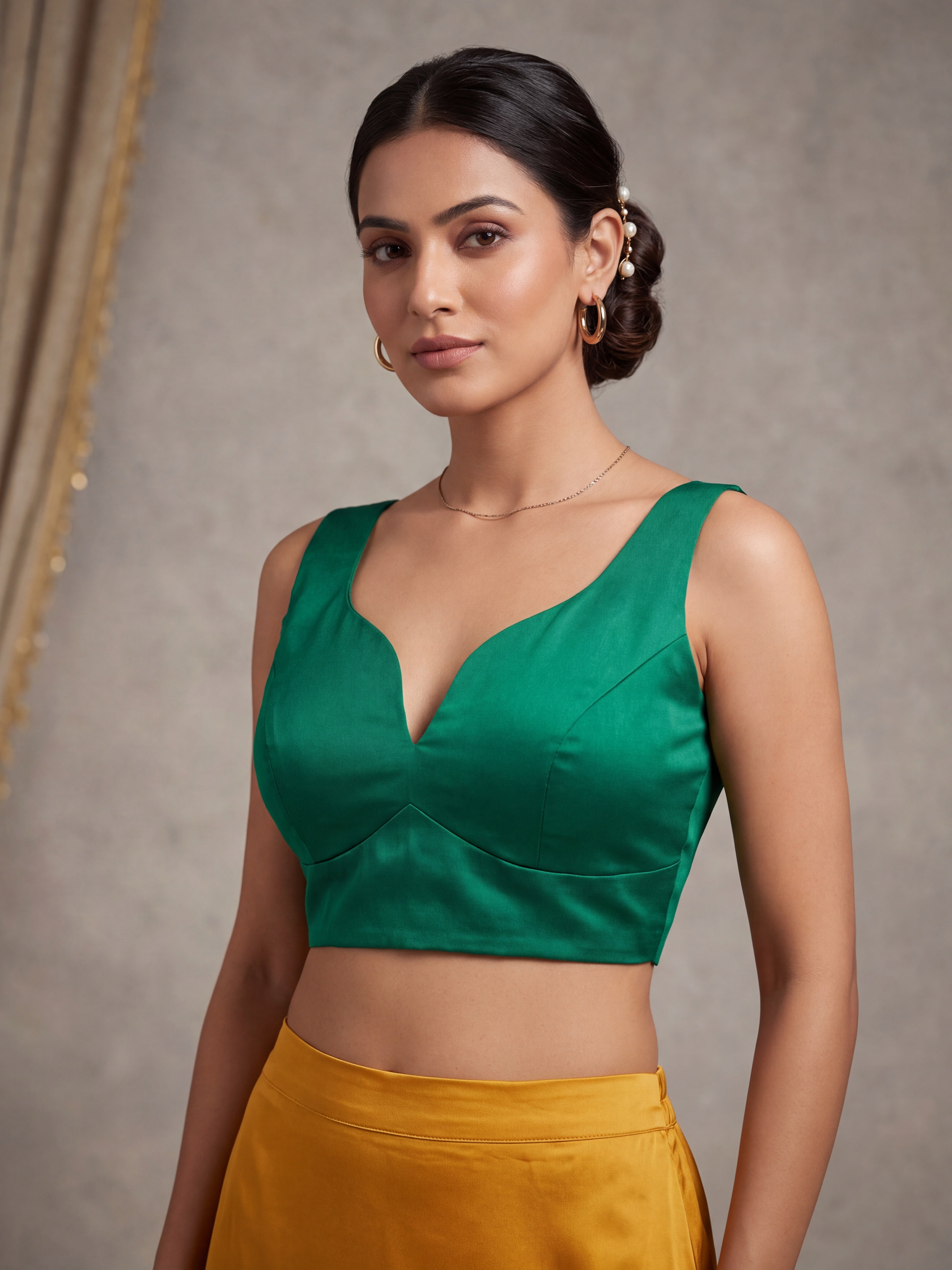 Sabhyasachi Inspired Sleeveless Blouse