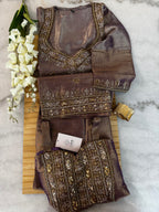 Pure Crush Tissue Kurta Set