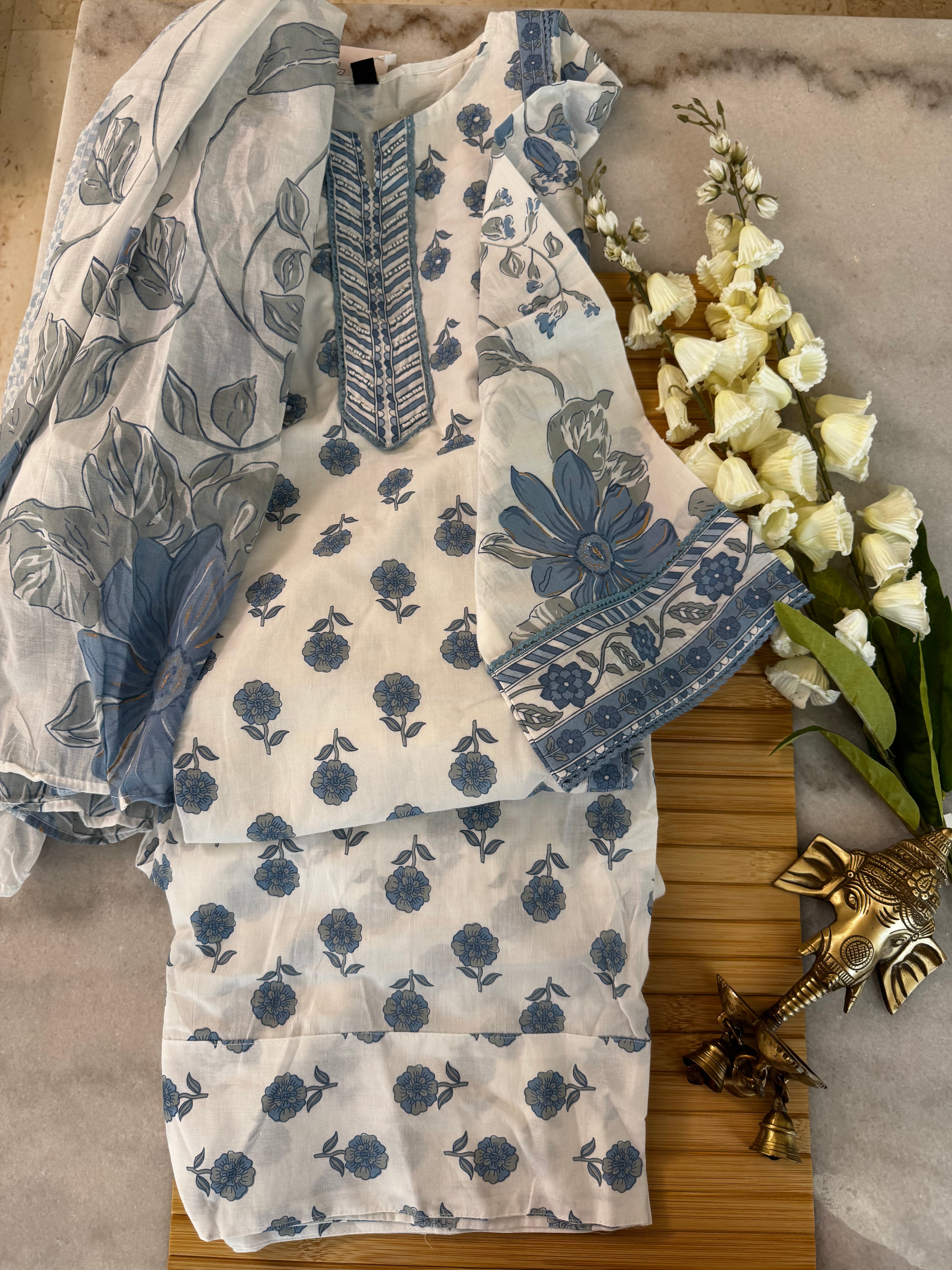 Mul Cotton Farsi Kurta Set