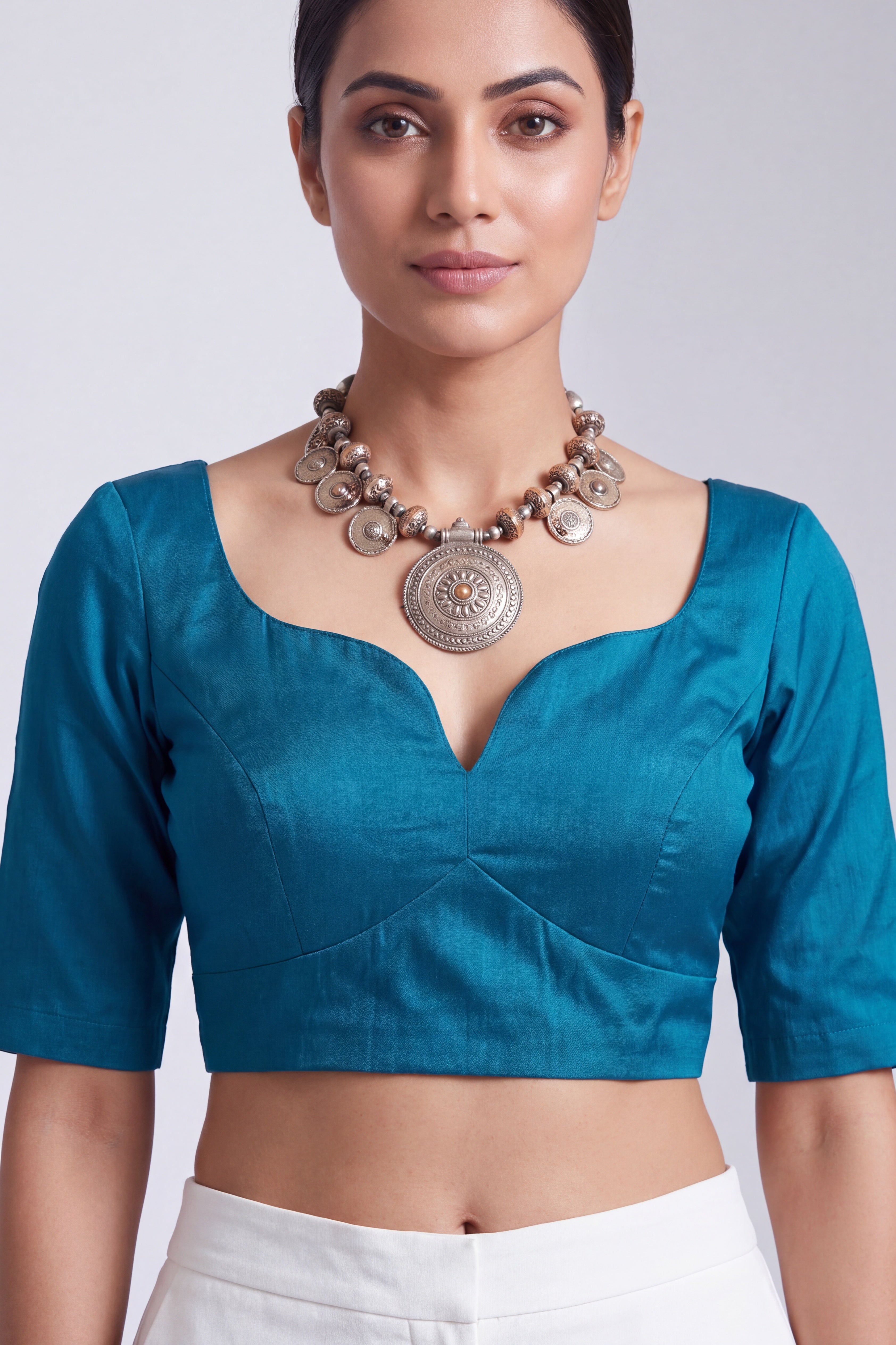 Sabhyasachi Inspired Cotton blouse with Sleeves