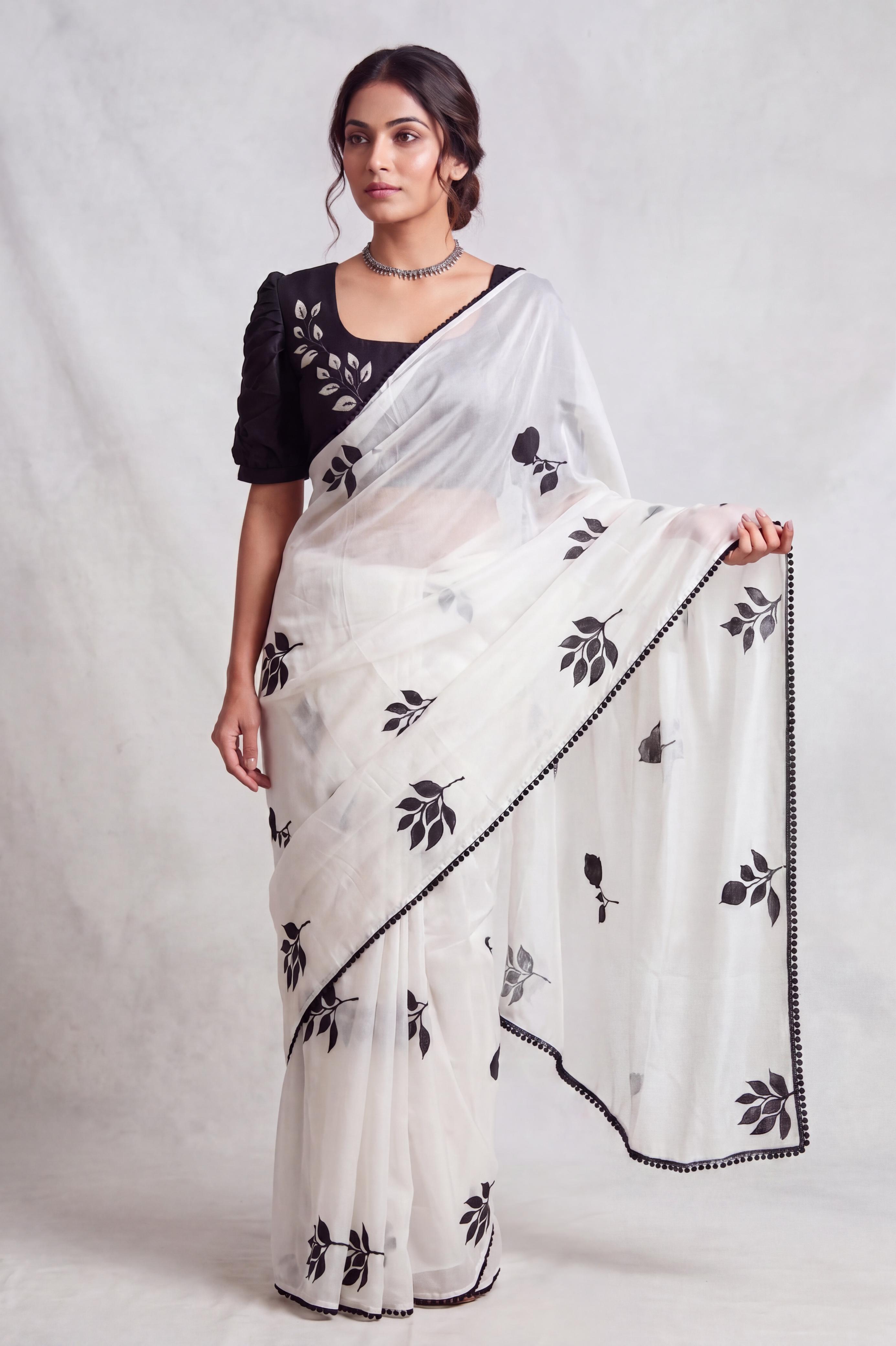 Silk Saree with Designer Blouse