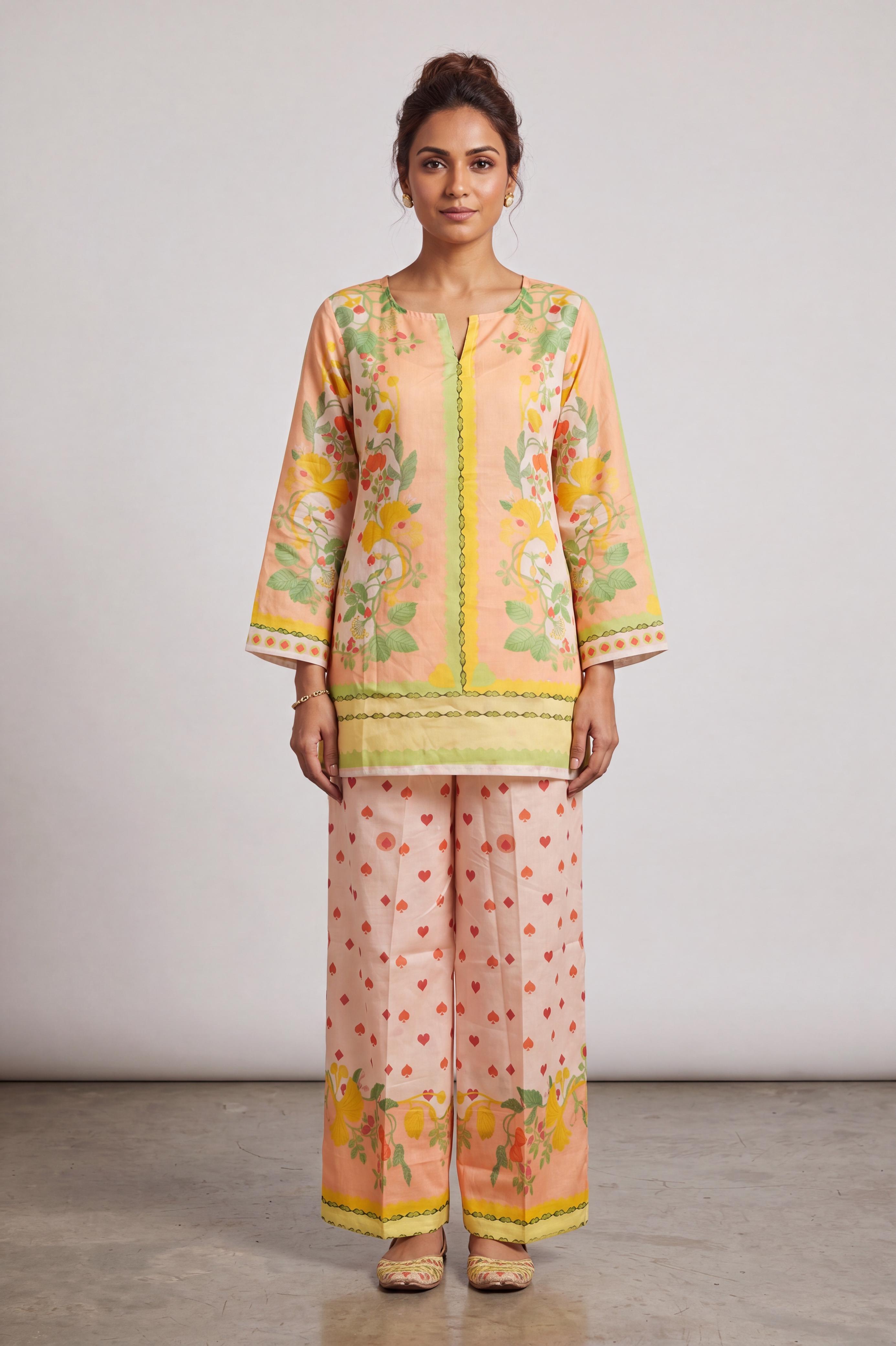Peach Co-ord Set