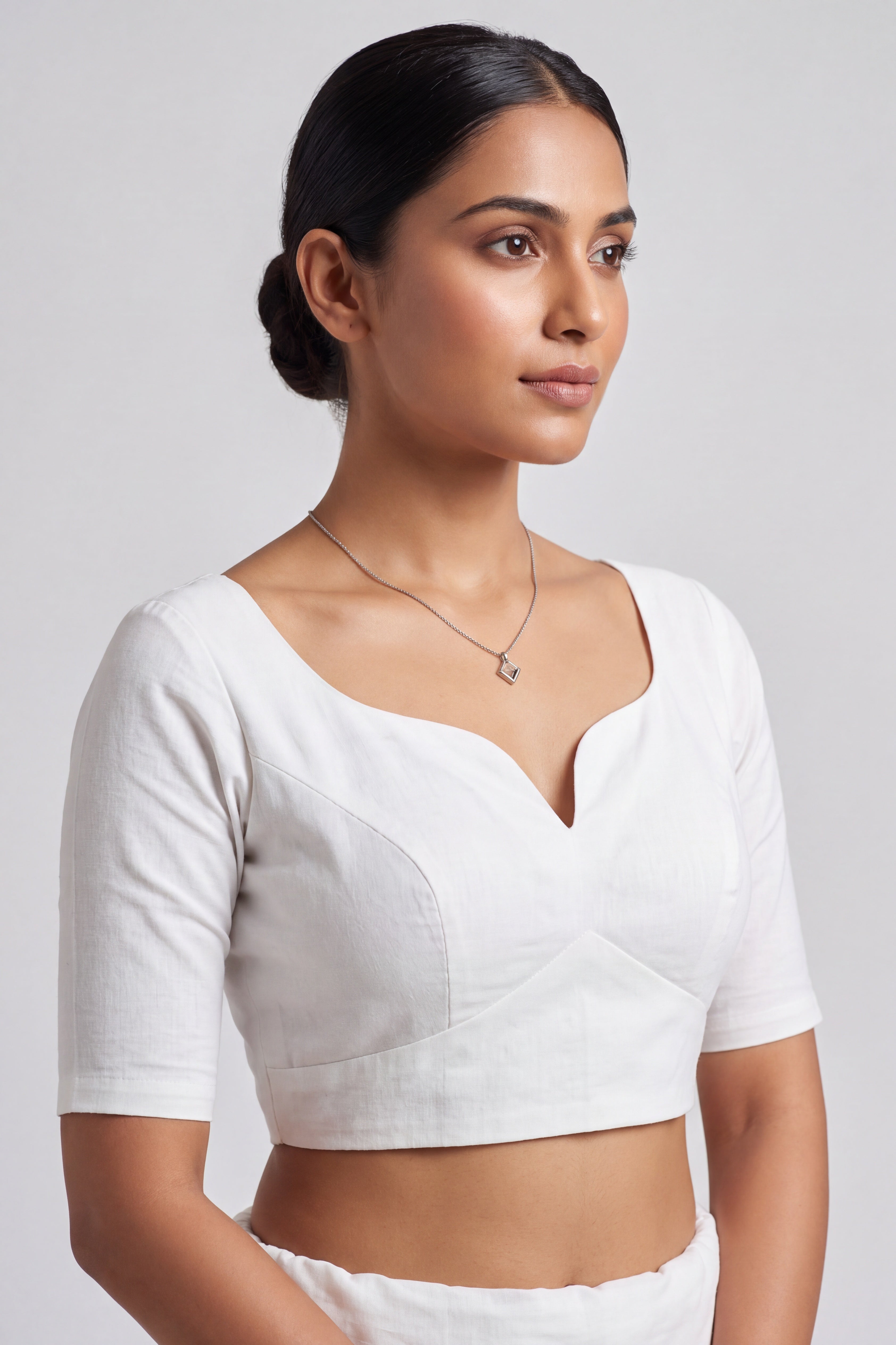 Sabhyasachi Inspired Cotton blouse with Sleeves