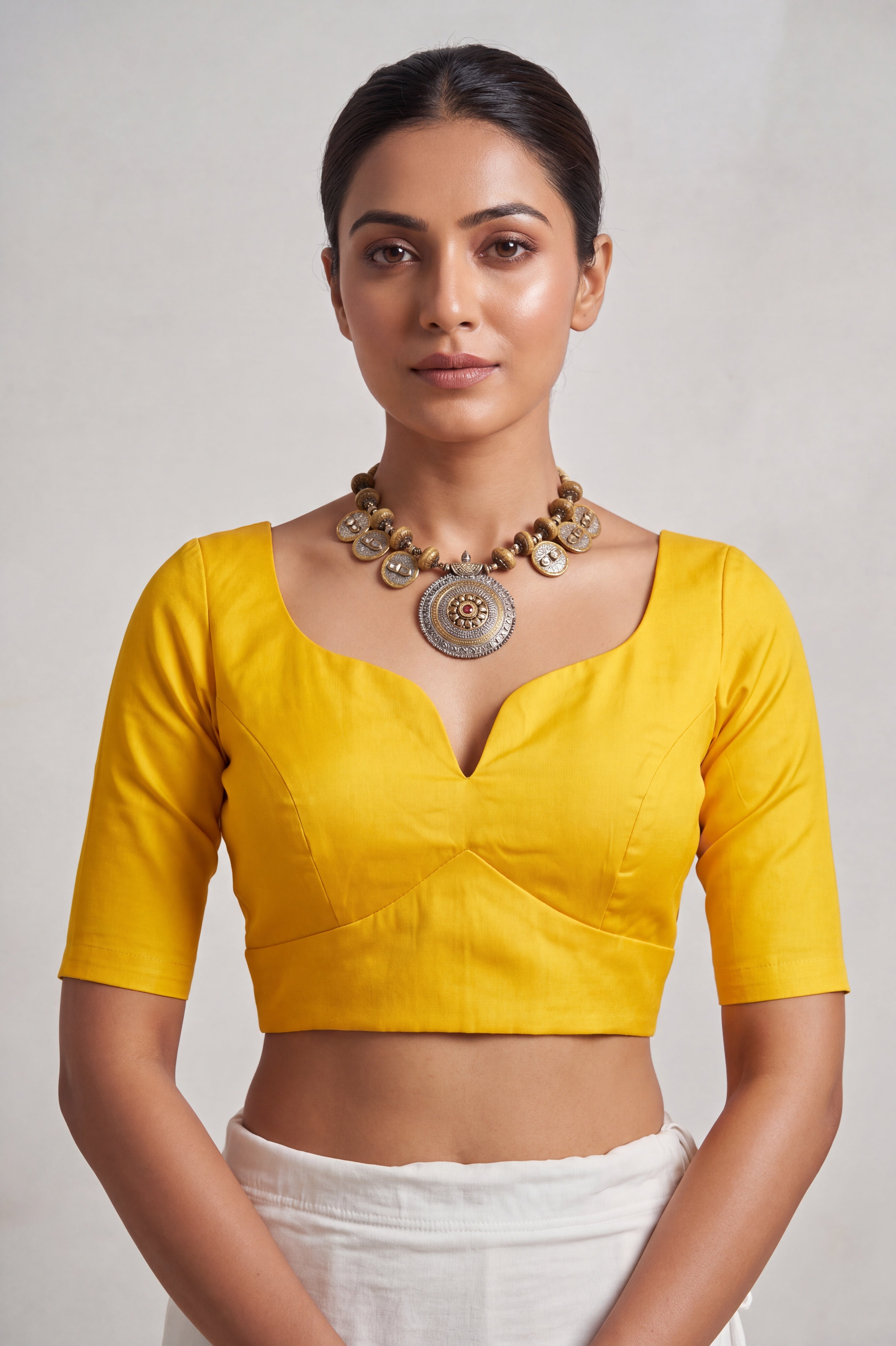Sabhyasachi Inspired Cotton blouse with Sleeves