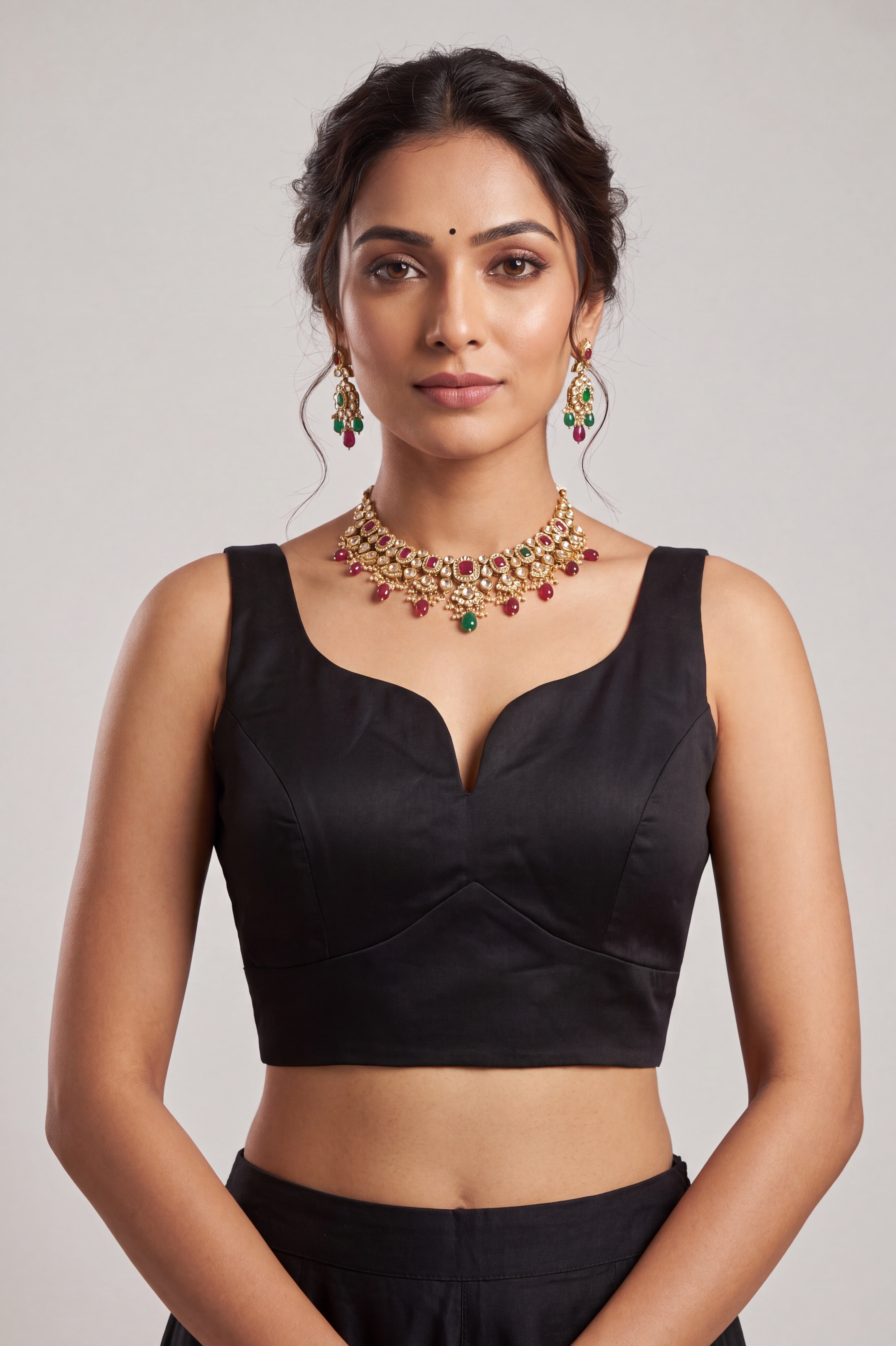 Sabhyasachi Inspired Sleeveless Blouse
