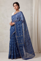 Pure Chanderi Handblock Saree