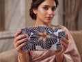Hand-Beaded Floral Box Clutch