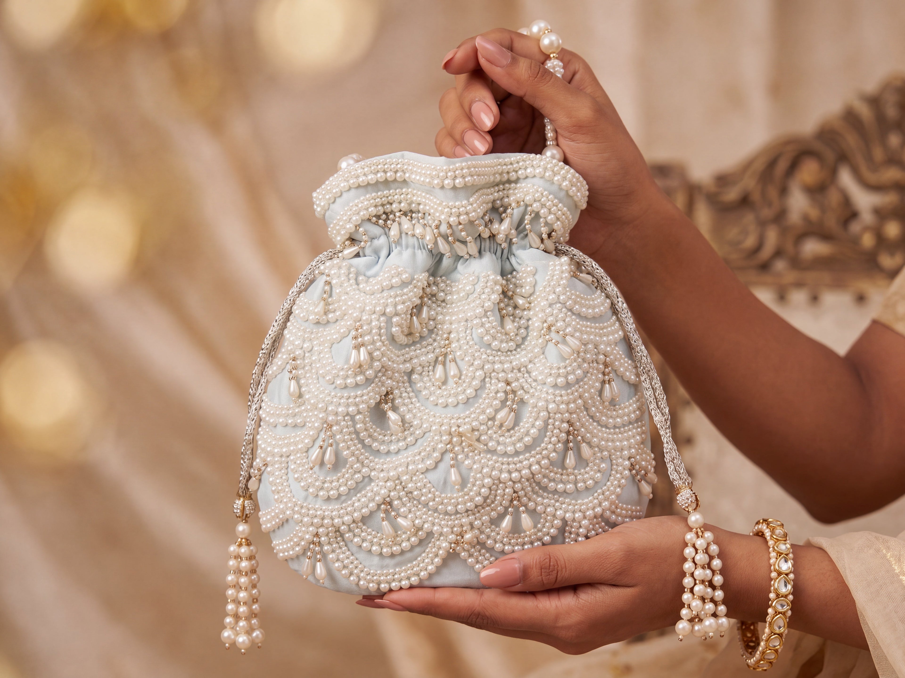 Embellished Bridal Potli Bag