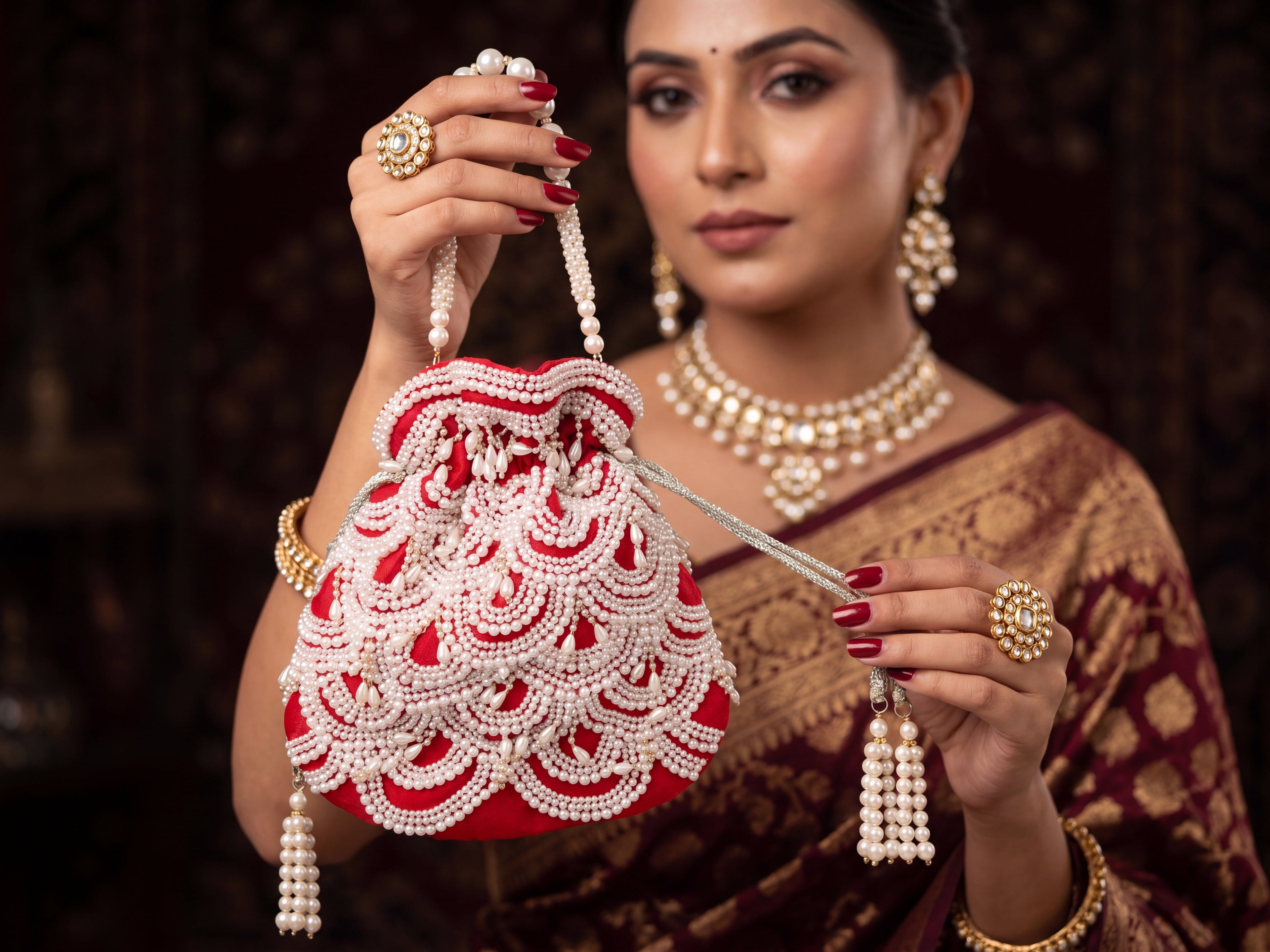 Embellished Bridal Potli Bag