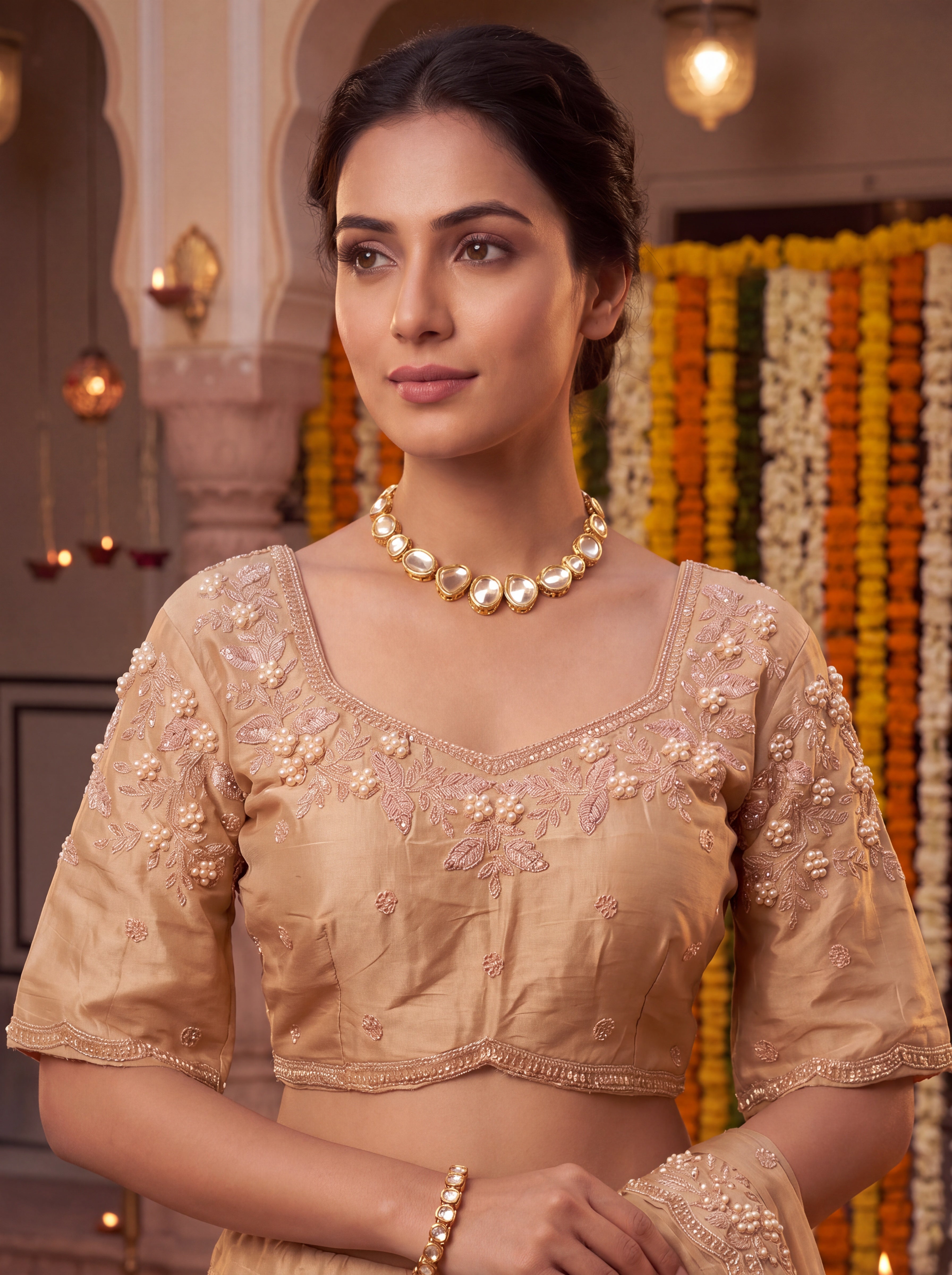 Silk Saree with Designer Blouse