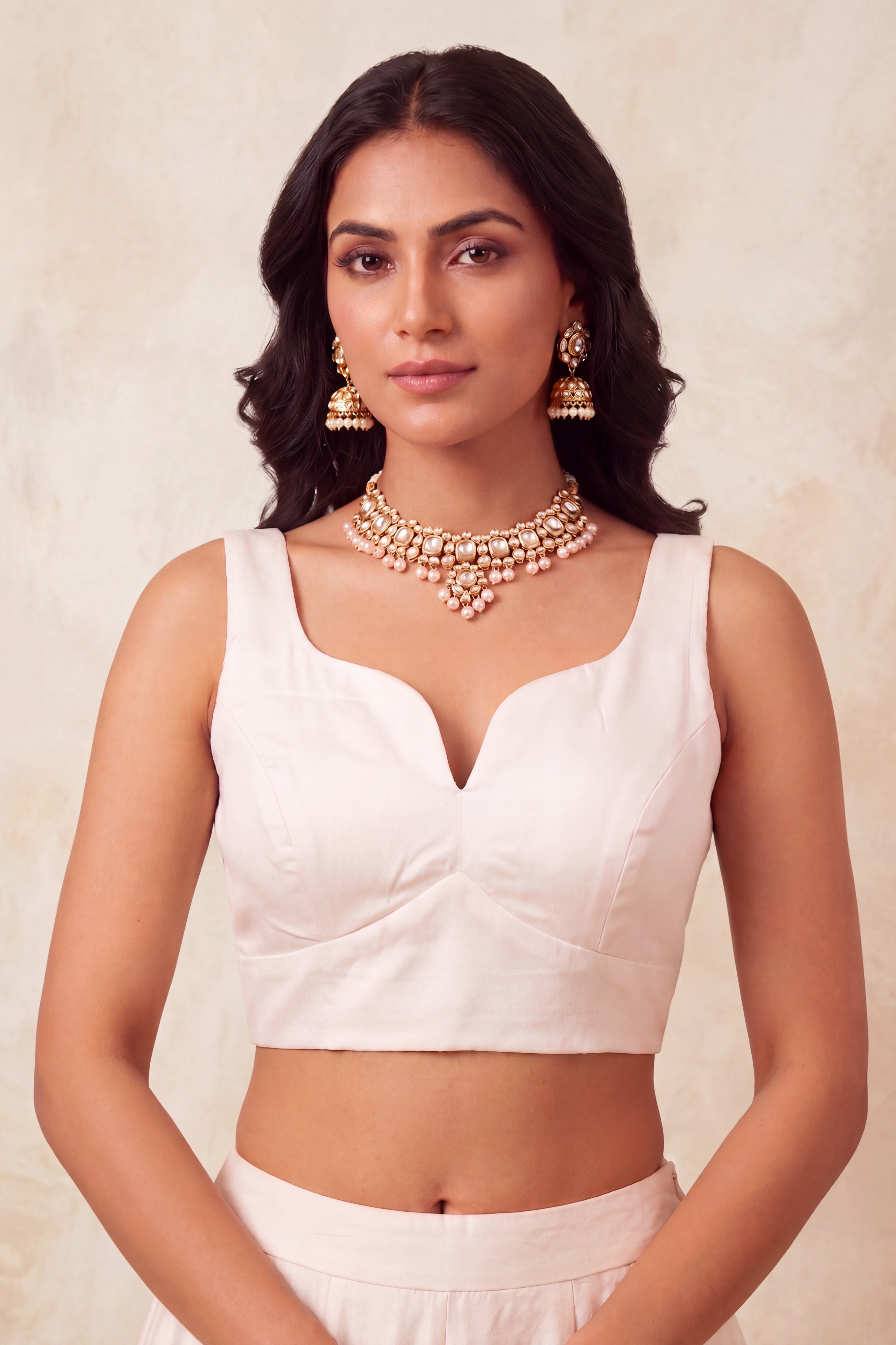 Sabhyasachi Inspired Sleeveless Blouse