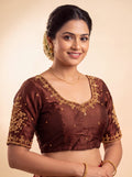 Embroidered Saree Blouse