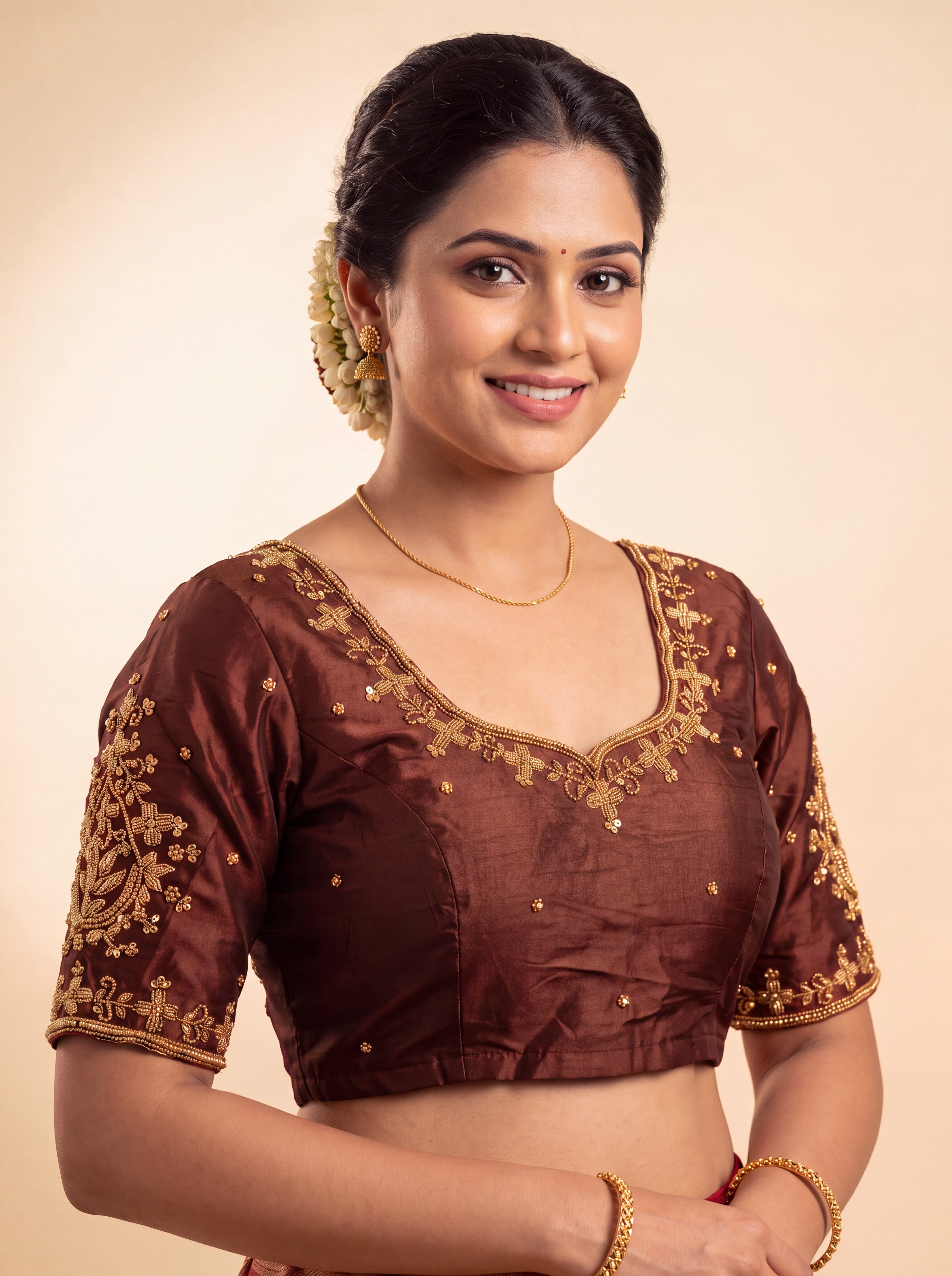 Embroidered Saree Blouse