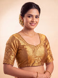 Silk Embroidered Saree Blouse