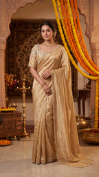 Silk Saree with Designer Blouse