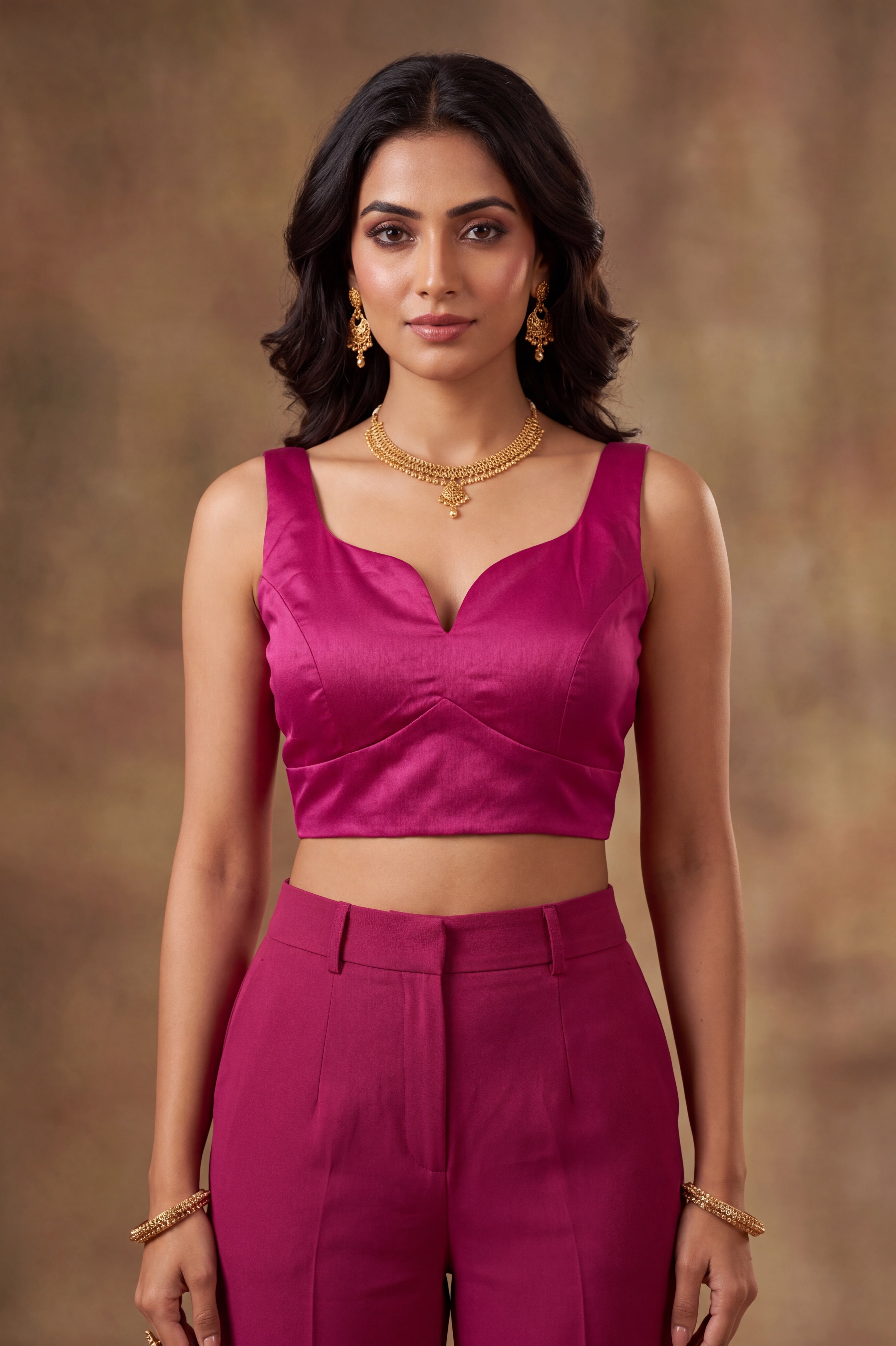 Sabhyasachi Inspired Sleeveless Blouse