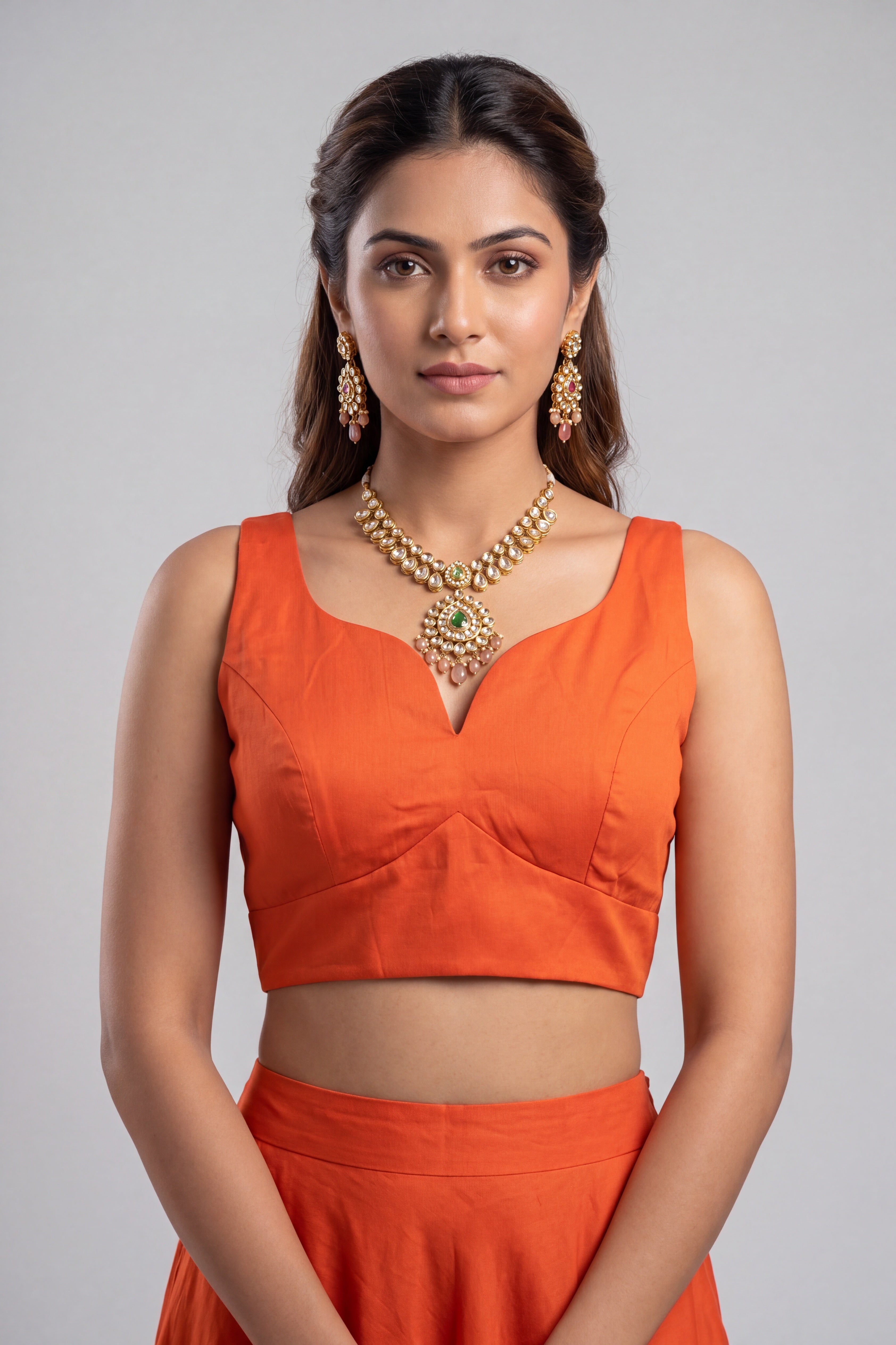 Sabhyasachi Inspired Sleeveless Blouse