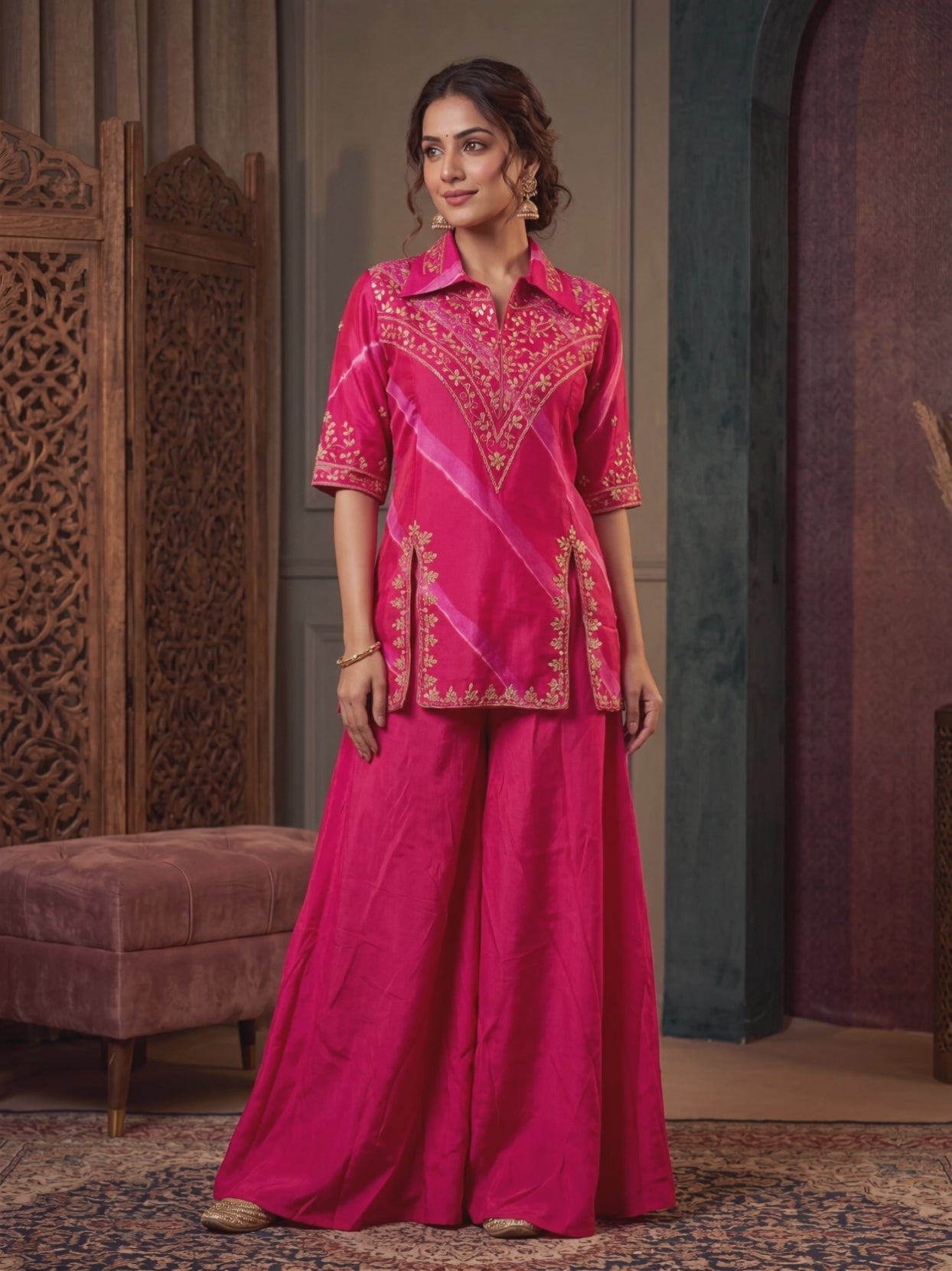 Leheriya Sharara Set