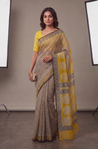 Pure Chanderi Handblock Saree