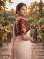 Silk Embroidered Blouse