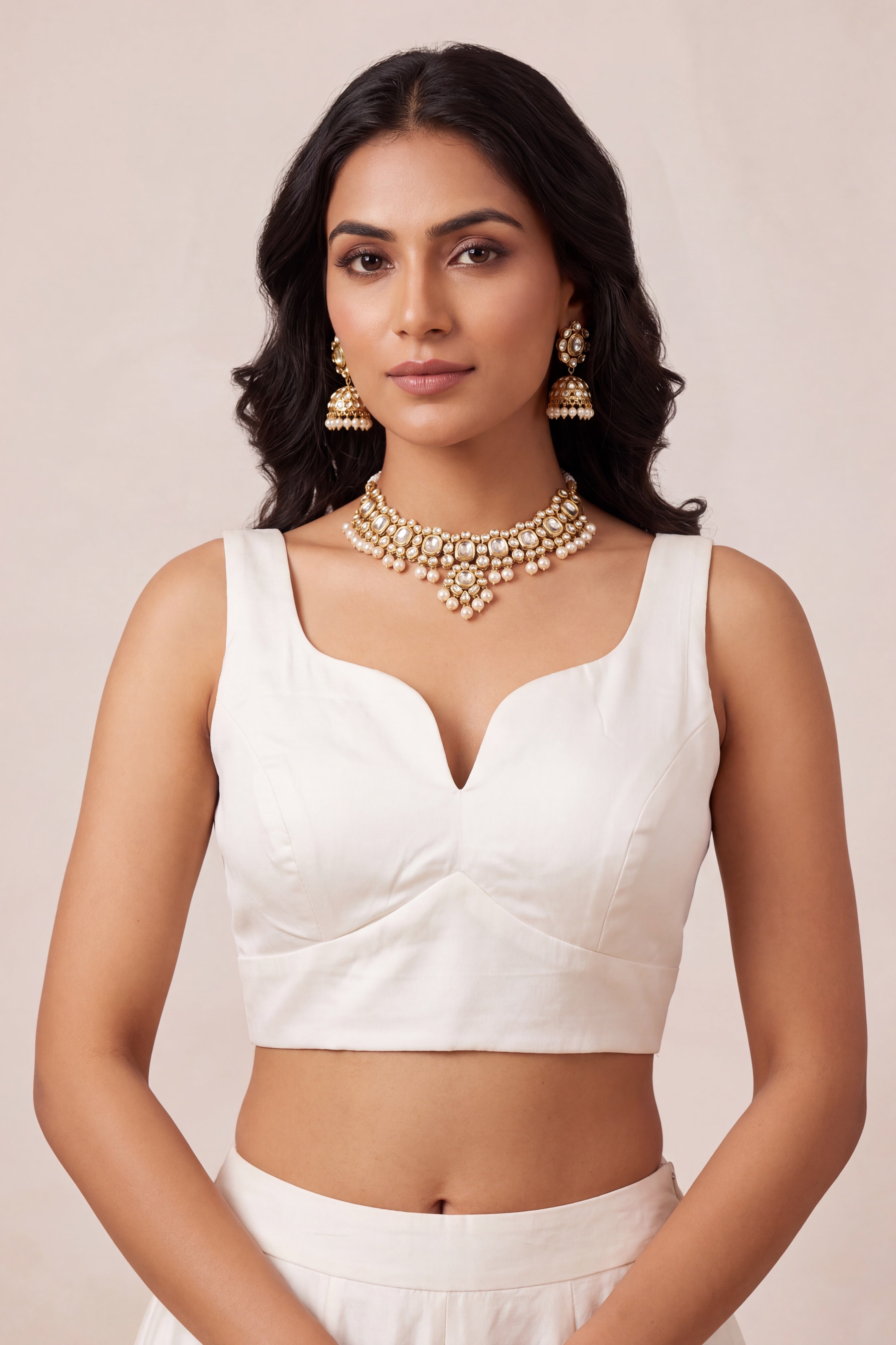 Sabhyasachi Inspired Sleeveless Blouse